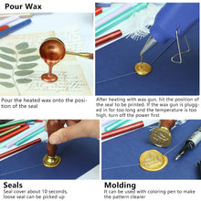 Load image into Gallery viewer, 5pc DIY Seal Wax Sticks For Melting Glue Gun Sealing Wax Sticks Wedding Party Invitation Sealing Wax For Fashion Gift Decoration
