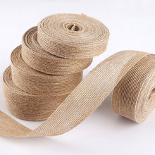 Load image into Gallery viewer, 10M/Roll DIY Packaging Ribbon Primary Color Jute Rope Linen Gifts Handmade Christmas Wedding Crafts Home Textile Decoration Packaging