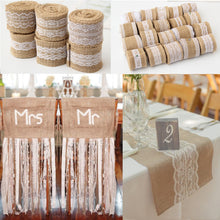 Load image into Gallery viewer, 2M/Roll DIY Packaging Ribbon Primary Color Jute Rope Linen Gifts Handmade Christmas Wedding Crafts Home Textile Decoration Packaging