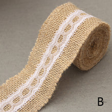 Load image into Gallery viewer, 2M/Roll DIY Packaging Ribbon Primary Color Jute Rope Linen Gifts Handmade Christmas Wedding Crafts Home Textile Decoration Packaging