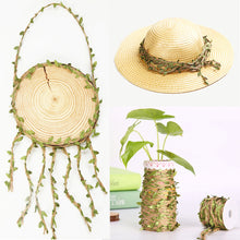 Load image into Gallery viewer, DIY Simulation Twine Rattan Leaves Packaging Ribbon Jute Rope Linen Gifts Handmade Christmas Wedding Crafts Home Textile Decoration Packaging