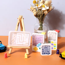 Load image into Gallery viewer, Labyrinth Quicksand Silicone Mold Keyring Pendant Handmade Ornament Mold DIY Resin Mould Handcrafts Making