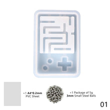 Load image into Gallery viewer, Labyrinth Quicksand Silicone Mold Keyring Pendant Handmade Ornament Mold DIY Resin Mould Handcrafts Making