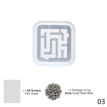 Load image into Gallery viewer, Labyrinth Quicksand Silicone Mold Keyring Pendant Handmade Ornament Mold DIY Resin Mould Handcrafts Making