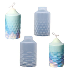 Load image into Gallery viewer, Creative Carved Silicone Candle Mold for DIY Aromatherapy Candle Plaster Ornaments Soap Epoxy Resin Mould Handcrafts Making
