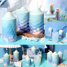 Load image into Gallery viewer, Creative Carved Silicone Candle Mold for DIY Aromatherapy Candle Plaster Ornaments Soap Epoxy Resin Mould Handcrafts Making