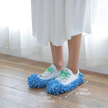 Load image into Gallery viewer, Multifunctional Bright Color Elastic Chenille Micro Fiber Slipper Shoe Cover Slippers Mop Household Floor Dust Cleaning Tools