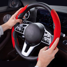 Load image into Gallery viewer, 2Pcs Car Steering Wheel Cover Anti-skid Steering Wheel Plush Card Cover For Four Seasons Winter
