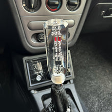 Load image into Gallery viewer, 10cm Car Gear Knob Stick Transmission Shifter Manual Bubble Transparent Crystal Universal with M10 M8 2 Adapters