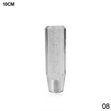 Load image into Gallery viewer, 10cm Car Gear Knob Stick Transmission Shifter Manual Bubble Transparent Crystal Universal with M10 M8 2 Adapters