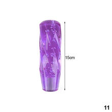 Load image into Gallery viewer, 10cm/15cm/20cm Car Shift Knob Crystal Extension Adapters Automatic Gear Shifter Handle Transparent Crystal with M10 M8 2 Adapters
