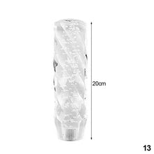 Load image into Gallery viewer, 10cm/15cm/20cm Car Shift Knob Crystal Extension Adapters Automatic Gear Shifter Handle Transparent Crystal with M10 M8 2 Adapters