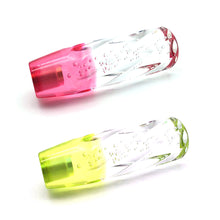 Load image into Gallery viewer, 10cm Car Gear Knob Stick Transmission Shifter Manual Bubble Transparent Crystal with M10 M8 2 Adapters