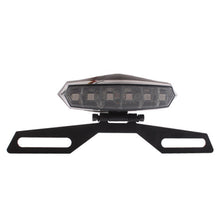 Load image into Gallery viewer, 12V 6LED Motorcycle Rear Tail Light Rear Lights Brake Stop Light Racer Motorbike Accessories Bracket Mount