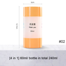 Load image into Gallery viewer, 3-in-1/4-in-1 Travel Sub-bottling Creative Portable Cosmetic Skin Care Products Sub-packaging Storage Bottle
