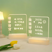 Load image into Gallery viewer, Note Board Creative Led Night Light USB Message Board Holiday Light With Pen Gift For Children Girlfriend Decoration Night Lamp