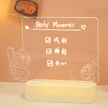 Load image into Gallery viewer, Note Board Creative Led Night Light USB Message Board Holiday Light With Pen Gift For Children Girlfriend Decoration Night Lamp