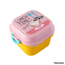Load image into Gallery viewer, Double Layer Cartoon Lunch Box for Kids Children Plastic Bento Box Food Container for School Outdoor Camping Boxs