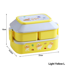 Load image into Gallery viewer, Kawaii Portable Lunch Box For Girls School Kids Plastic Picnic Bento Box Microwave Food Box With Compartments Storage Containers
