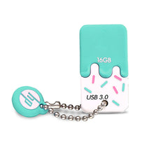 Load image into Gallery viewer, HP 64GB 32GB USB Flash Drive Cute Pendrive 2.0 Blue Pink
