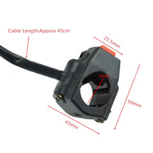 Load image into Gallery viewer, Motocycle ON OFF Handlebar Switch Engine Starter Kill Switch Fit KTM Dirt Bike Motorcycle E-bike Scooter Motor