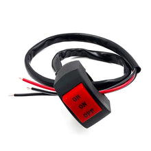 Load image into Gallery viewer, Motorcycle Handlebar LED Headlight Switch Far Near Three Line Switch Button Driving Light Switch Motorbike