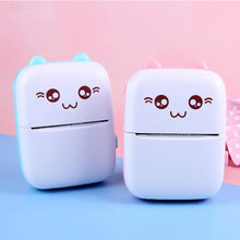 Load image into Gallery viewer, Portable Thermal Printer Mini Cat Print Paper Photo Pocket Thermal Printer 57mm Printing Wireless BT 200dpi Android IOS Printers