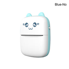 Load image into Gallery viewer, Portable Thermal Printer Mini Cat Print Paper Photo Pocket Thermal Printer 57mm Printing Wireless BT 200dpi Android IOS Printers
