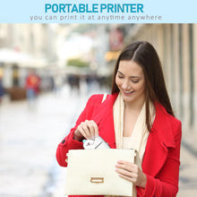 Load image into Gallery viewer, Portable Thermal Printer Mini Cat Print Paper Photo Pocket Thermal Printer 57mm Printing Wireless BT 200dpi Android IOS Printers