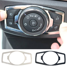 Load image into Gallery viewer, Stainless Steel Car Headlight Switch Sequins Cover Trim Stickers For Ford Focus 3 4 MK3 Kuga Escape Mustang Everest F-150