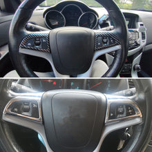 Load image into Gallery viewer, Car Steering Wheel Panel Cover Trim Sticker Chrome for Chevrolet Cruze Sedan Hatchback 2009 - 2015 Trax Malibu