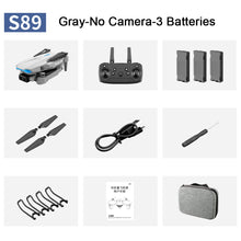 Load image into Gallery viewer, Mini Drone S89 pro 4k Profesional HD Dual Camera WiFi Fpv Drones Height Preservation Rc Helicopters Quadcopter Toys