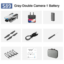 Load image into Gallery viewer, Mini Drone S89 pro 4k Profesional HD Dual Camera WiFi Fpv Drones Height Preservation Rc Helicopters Quadcopter Toys