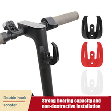 Load image into Gallery viewer, Electric Scooter Front Hanger Accessories Scooter Bag Helmet Dual Claw Hook Bags Grip Storage Holder Rack For Xiaomi M365/1S/Pro