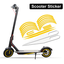 Load image into Gallery viewer, Night Riding Warning Strip Scooter Sticker Reflective PVC Scooter Decal Waterproof For Xiaomi Mijia M365 Scooter Accessories