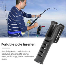 Load image into Gallery viewer, Adjustable Strap Fishing Stand Assist Tackle Rod Holder Lure Fishing Belt Inserter Gimbal Fighting Waist Support Stand Up