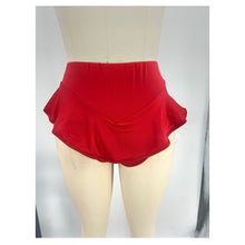 Load image into Gallery viewer, Fitness Yoga Shorts Women Skirts Pants High Waist Pole Dance Ruffled Hot Short Pant Sports Mini Tight Pleated