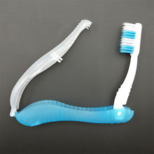 Load image into Gallery viewer, Disposable Foldable Hygiene Oral Portable Travel Camping Toothbrush Hiking Tooth Brush Tooth Cleaning Tools