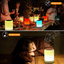 Load image into Gallery viewer, Night Light with Bluetooth Speaker, Smart Touch Sensor Bedside Lamp