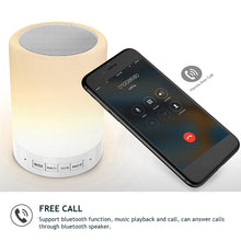 Load image into Gallery viewer, Night Light with Bluetooth Speaker, Smart Touch Sensor Bedside Lamp