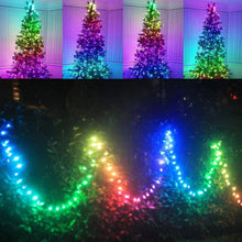 Load image into Gallery viewer, 10M/20M USB Christmas Tree LED String Lights with Smart Bluetooth App Remote Control Christmas Home Decor Fairy Lights Garland
