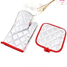 Load image into Gallery viewer, 2Pcs Christmas Oven Mitts Gloves Set Merry Christmas Decorations for Home Kitchen Christmas Ornaments Xmas New Year 2022 Gifts