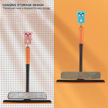 Load image into Gallery viewer, 3 in 1 Glass Squeegee Cleaning Brush with Scraper Home Ceramic Floor Window Cleaning Tool with Handle