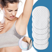 Load image into Gallery viewer, 10pcs Underarm Pads Perspiration Deodorant Pads Armpit Care Sweat Absorbent Pads Disposable Armpit Sweat Patches for Women Men