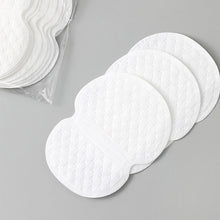 Load image into Gallery viewer, 10pcs Underarm Pads Perspiration Deodorant Pads Armpit Care Sweat Absorbent Pads Disposable Armpit Sweat Patches for Women Men