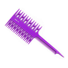 Load image into Gallery viewer, Professional Hair Comb Hair Dyeing Highlight Hair Brush Fish Wide Tooth Zone Comb Barber Hairdressing Comb Hair Styling Tool
