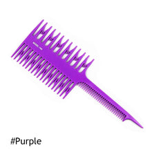 Load image into Gallery viewer, Professional Hair Comb Hair Dyeing Highlight Hair Brush Fish Wide Tooth Zone Comb Barber Hairdressing Comb Hair Styling Tool