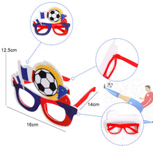 Load image into Gallery viewer, Qatar World Cup Glasses Decoration Photo Props Football World Cup Fan Supplies Party Glasses Soccer Fighting Glasses