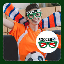 Load image into Gallery viewer, Qatar World Cup Glasses Decoration Photo Props Football World Cup Fan Supplies Party Glasses Soccer Fighting Glasses
