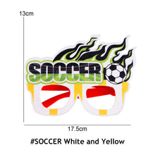 Load image into Gallery viewer, Qatar World Cup Glasses Decoration Photo Props Football World Cup Fan Supplies Party Glasses Soccer Fighting Glasses